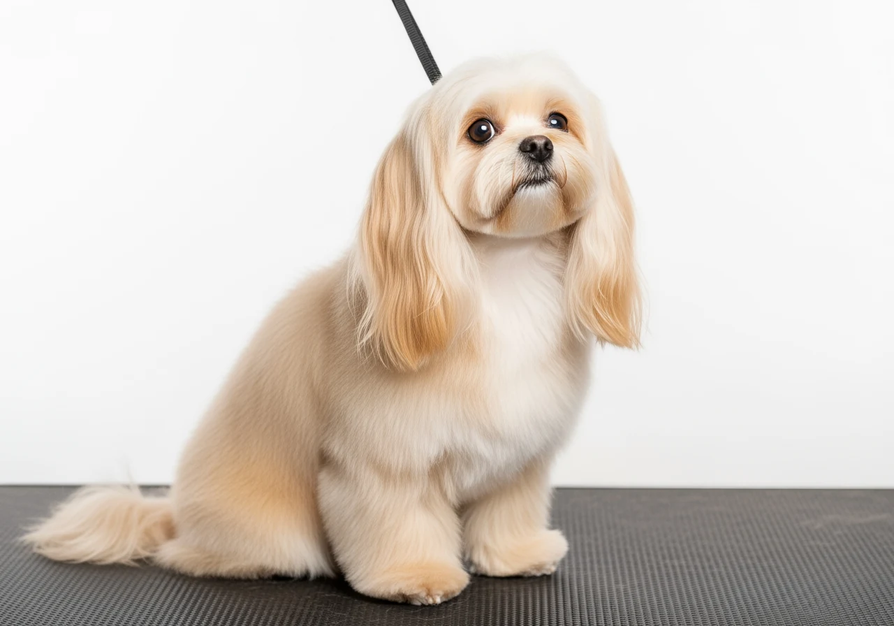 Toilettage d'un Bolonka Zwetna