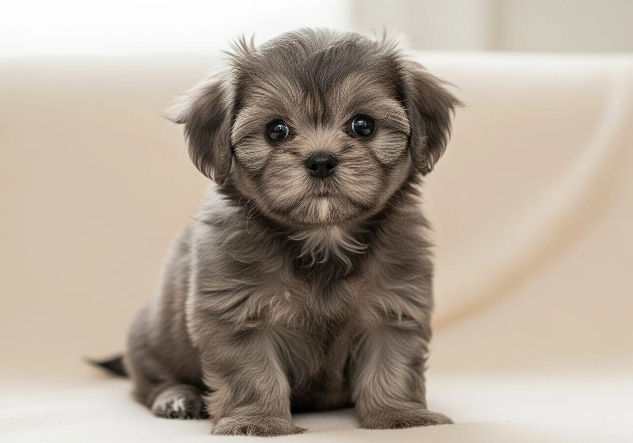 Chiot Bolonka Zwetna joueur